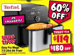 JB Hi-Fi Tefal Easy Fry Mega 7.5 Litre Air Fryer offer