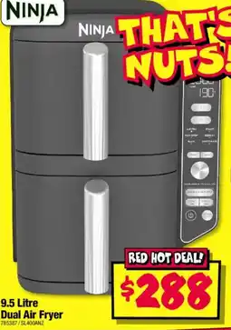 JB Hi-Fi Ninja 9.5 Litre Dual Air Fryer offer