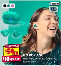 JB Hi-Fi Go Pop Anc True Wireless In-Ear Earbuds offer