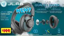 JB Hi-Fi JLab JBuds Open Over-Ear Wireless Headphones offer