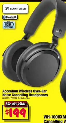 JB Hi-Fi Sennheiser Accentum Wireless Over-Ear Noise Cancelling Headphones offer