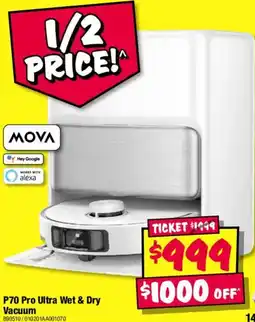 JB Hi-Fi Mova P70 Pro Ultra Wet & Dry Vacuum offer