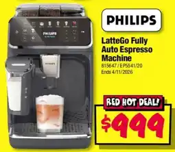 JB Hi-Fi Philips LatteGo Fully Auto Espresso Machine offer