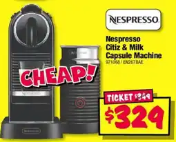 JB Hi-Fi Nespresso Citiz & Milk Capsule Machine offer