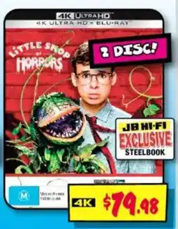 JB Hi-Fi Little Shop of Horrors 4K Ultra HD offer