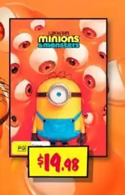 JB Hi-Fi Minions & Monsters offer