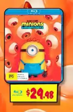 JB Hi-Fi Despicable Me Minions & Monsters offer