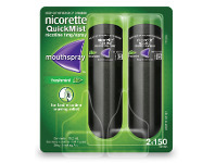 Direct Chemist Outlet Nicorette Quickmist Freshmint Duo Spray 2x150 Sprays offer