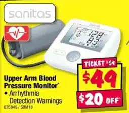 JB Hi-Fi sanitas Upper Arm Blood Pressure Monitor offer
