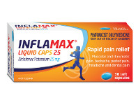 Direct Chemist Outlet Inflamax Liquid Caps 25 30 Capsules offer