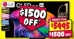 JB Hi-Fi LG OLED evo AI offer