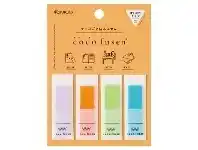 Officeworks Kanmido Coco Fusen Flags 12x42mm Fashion Assorted 4 Pack offer