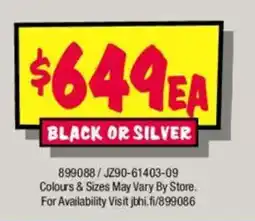 JB Hi-Fi Black or Silver offer