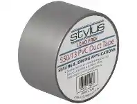 Officeworks Stylus PVC Duct Tape 48mm x 30m Silver offer