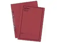 Officeworks Avery Foolscap Spiral Spring Files Red 5 Pack offer
