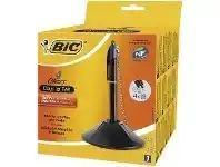 Officeworks BIC 4 Colour Captive Desk Pen Set Blue offer