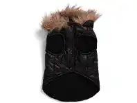BIG W Tails Faux Trim Pet Jacket 30cm - Black offer