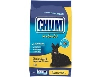 BIG W Chum Crunchy Minis Dog Food 15kg - Chicken, Beef & Vegetable offer