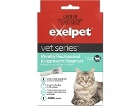 Exelpet Vet Series Monthly Flea, Intestinal & Heartworm Treatment - Cats Over 4kg