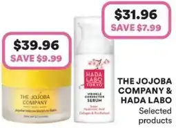 Priceline THE JOJOBA COMPANY & HADA LABO Selected products offer