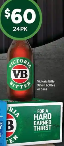 Bottler Victoria Bitter offer