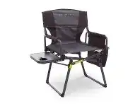 BCF Wanderer Compact Directors Camp Chair Insulated Charcoal Lime Grey offer