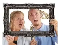 The Party People Shop Fun Frame - Halloween, with Props offer