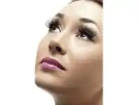 False Eyelashes - Metallic, Black