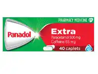 Star Discount Chemist Panadol Extra Paracetamol 500mg Caffeine 65mg 40 Caplets offer