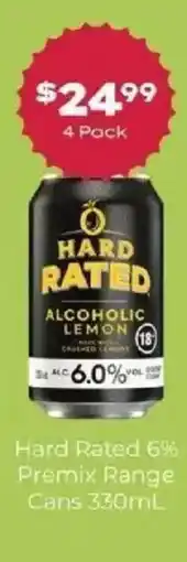 IGA Liquor Hard Rated Alcoholic Lemon offer