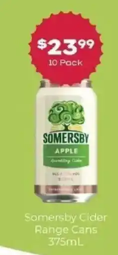 IGA Liquor Somersby Cider Apple offer