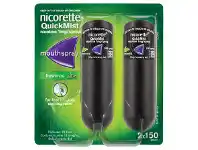 Star Discount Chemist Nicorette QuickMist Freshmint Duo Spray 2 x 150 Sprays offer