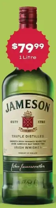 Jameson Irish Whiskey