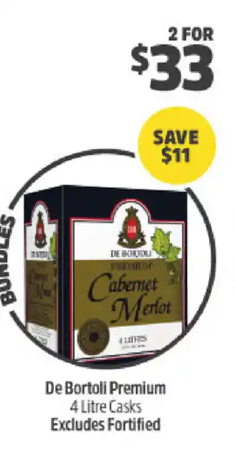 De Bortoli Premium 4 Litre Cask Excluded Fortified