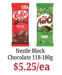Farmer Jack's Nestle Block Chocolate offer