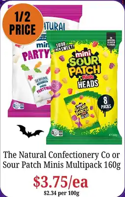 Farmer Jack's The Natural Confectionery Co or Sour Patch Minis Multipack offer