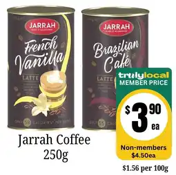 Farmer Jack's Jarrah Coffee offer