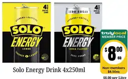 Farmer Jack's Solo Energy Drink offer
