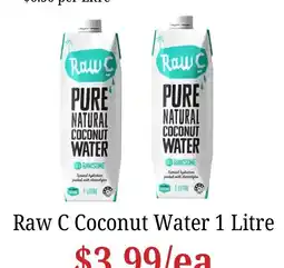 Farmer Jack's Raw C Coconut Water offer