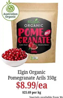 Farmer Jack's Elgin Organic Pomegranate Arils offer
