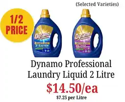 Farmer Jack's Dynamo Professional Laundry Liquid offer