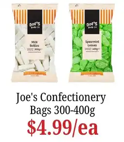 Farmer Jack's Joe's Confectionery Bags offer