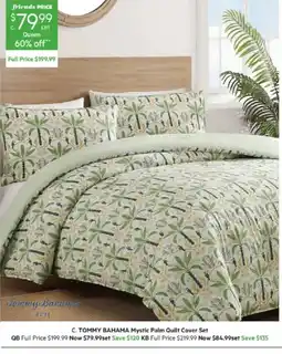 Harris Scarfe C. TOMMY BAHAMA Mystic Palm Quilt Cover Set offer