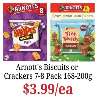 Farmer Jack's Arnott's Biscuits or Crackers offer