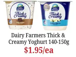 Farmer Jack's Dairy Farmers Thick & Creamy Yoghurt offer
