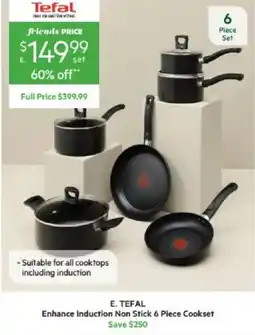 Harris Scarfe TEFAL Enhance Induction Non Stick 6 Piece Cookset offer