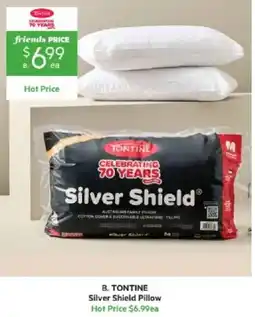 Harris Scarfe TONTINE Silver Shield Pillow offer
