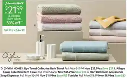 Harris Scarfe CHYKA HOME Rye Towel Collection Bath Towel offer