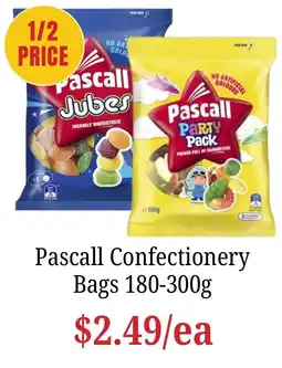 Farmer Jack's Pascall Confectionery Bags offer