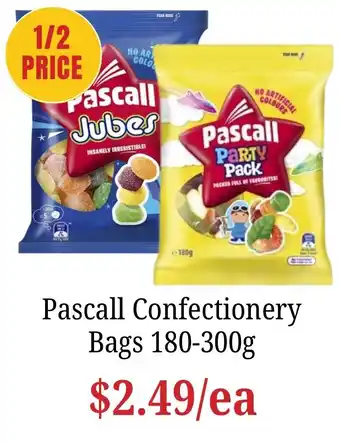 Pascall Confectionery Bags